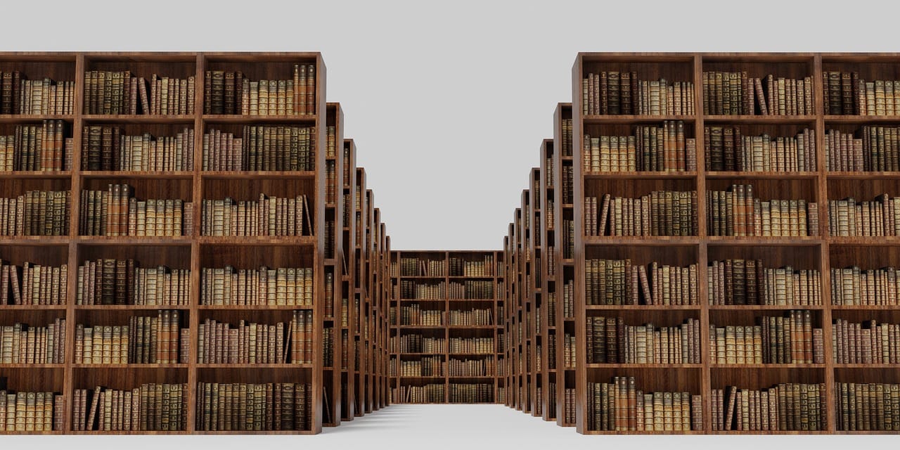 The series in a bookshop in Amsterdam. Booksellers told us the spines are easy to spot from across the room.